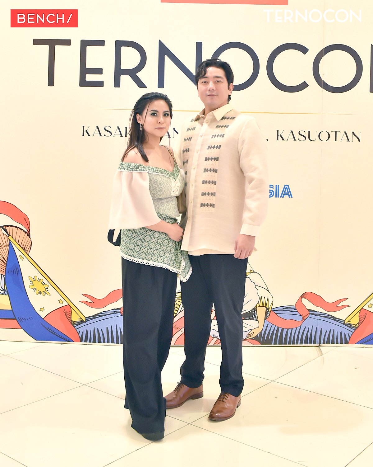 Cong. Ping Remulla and wife Georgia Remulla.